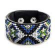 Faux Leather Bead Embroidery Kit &ndash; &ldquo;Bracelet&rdquo; (3 &times; 22 cm) FLBB-031 Black FLBB-031 photo 7