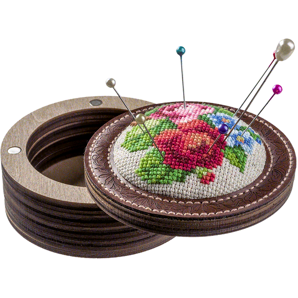 Pincushion Kit &ndash; &ldquo;Flowers From Granny&rsquo;s Garden&rdquo; FLTL-027