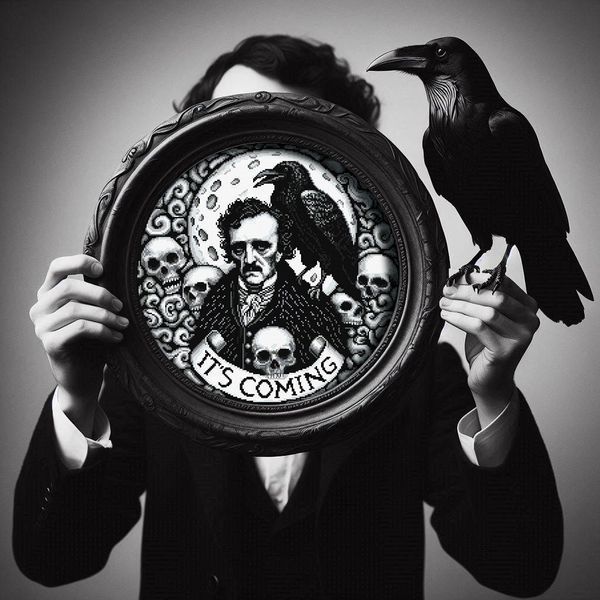 Cross-Stitch Pattern &ndash; "The Raven&rsquo;s Call" WLP-035