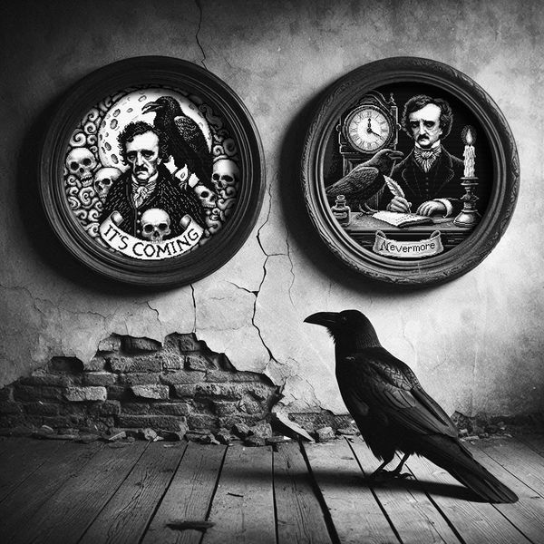 Cross-Stitch Pattern &ndash; "The Raven&rsquo;s Call" WLP-035