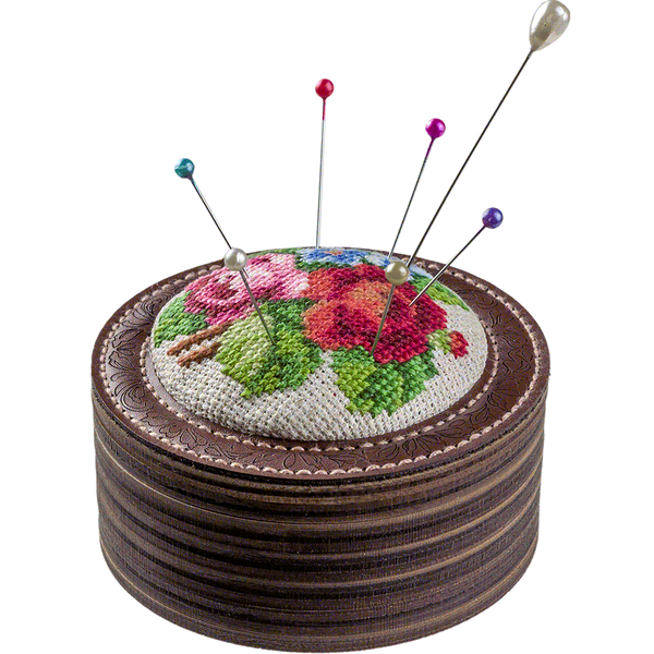 Pincushion Kit &ndash; &ldquo;Flowers From Granny&rsquo;s Garden&rdquo; FLTL-027