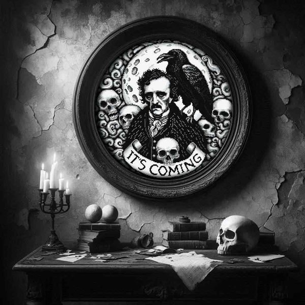 Cross-Stitch Pattern &ndash; "The Raven&rsquo;s Call" WLP-035