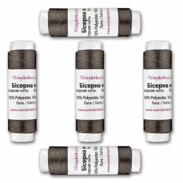Beading Thread FLT-021 S &ndash; &ldquo;Latte&rdquo; 5&times;100m