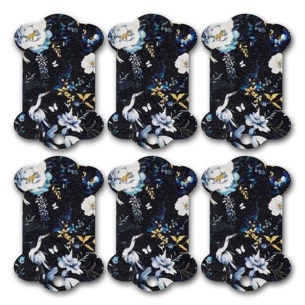 Floss Bobbins &ndash; &ldquo;Night Flowers&rdquo; FLC-125(S) (6 pcs)