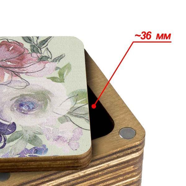 Thread Catcher Square &ndash; &ldquo;Watercolor Flowers&rdquo; FLZB(N)-108