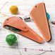Faux Leather Embroidery Blank "Scissors Case" FLBE(BB)-082 Orange FLBE(BB)-082 photo 1