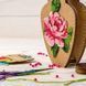 Wooden Bead Embroidery Kit &ndash; &ldquo;Rose&rdquo; (Double-Sided Vase) FLK-350 FLK-350 photo 6