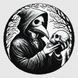 Cross-Stitch Pattern &ndash; "Talking to Darkness" WLP-026 WLP-026 photo 2