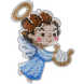 Bead Embroidery Kit (Plastic Base) &ndash; &ldquo;Christmas Ornament &ndash; Heavenly Angel&rdquo; FLPL-046 FLPL-046 photo 2