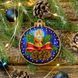 Wooden Cross-Stitch Kit &ndash; &ldquo;Christmas Ornament &ndash; Christmas Candle&rdquo; FLW-002 FLW-002 photo 1