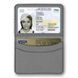Faux Leather Embroidery Blank &ndash; &ldquo;ID Card Cover&rdquo; FLBE(BB)-034 Grey FLBE(BB)-034 photo 5