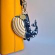 Faux Leather Bead Embroidery Kit &ndash; &ldquo;Bag Charm Midnight Whale&rdquo; FLBB-195