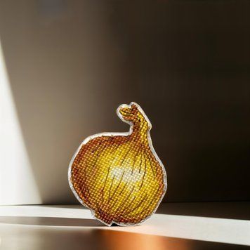 Plastic Cross-Stitch Kit &ndash; "Onion" (Double-Sided) FLX-064