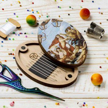 Magnetic Needle Case Oval &ndash; &ldquo;The Triumph of Galatea&rdquo; FLZB(N)-154