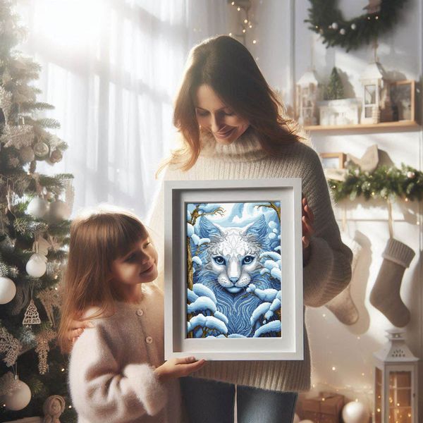 Cross-Stitch Pattern &ndash; "White Shadow" WLP-069