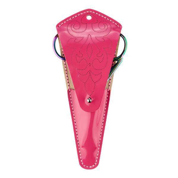 Faux Leather Embroidery Blank "Scissors Case" FLBE(BB)-083 Fuchsia