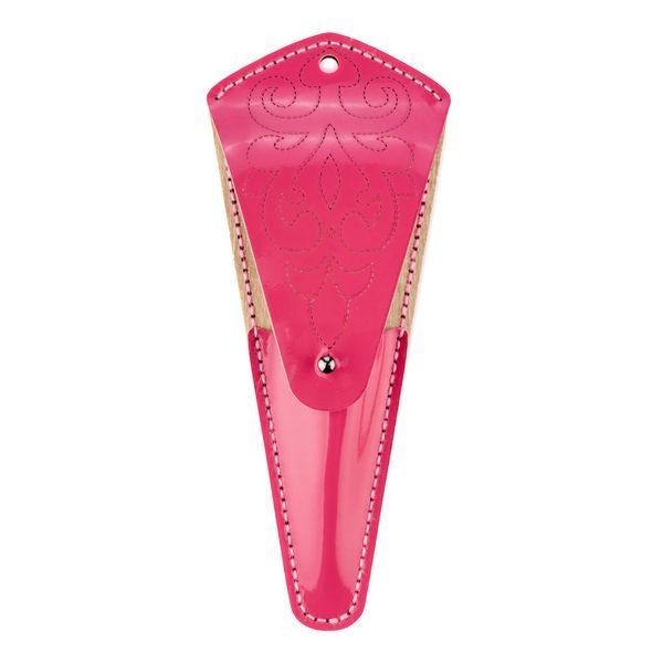Faux Leather Embroidery Blank "Scissors Case" FLBE(BB)-083 Fuchsia