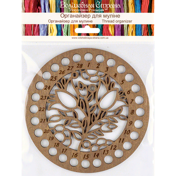 Floss Organizer &ndash; &ldquo;Spring Tulips&rdquo; FLZ(F)-014