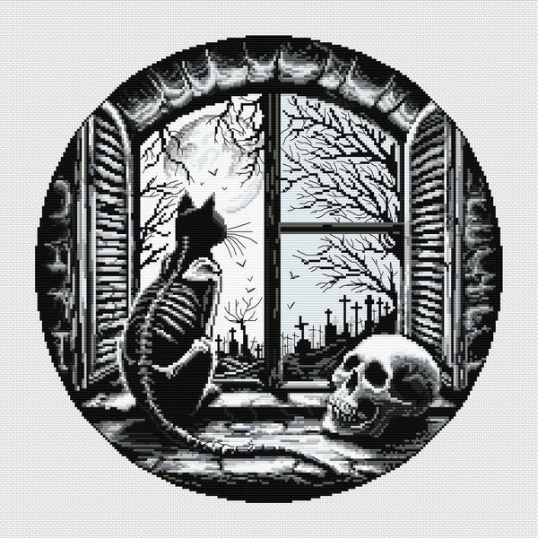 Cross-Stitch Pattern &ndash; "Insomnia" WLP-027