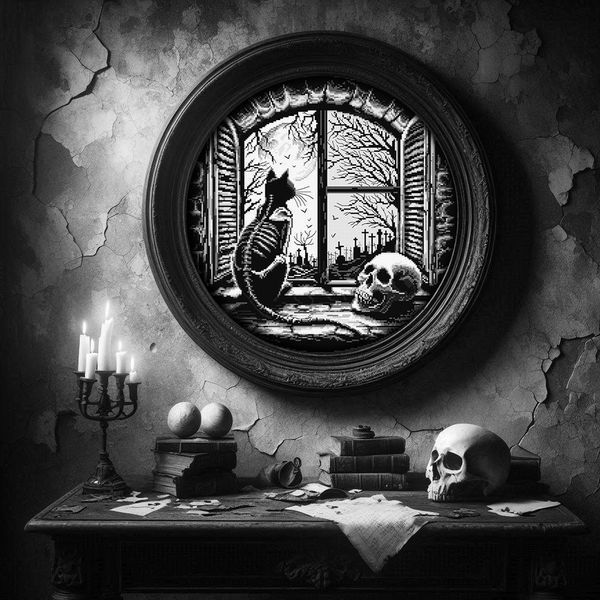 Cross-Stitch Pattern &ndash; "Insomnia" WLP-027