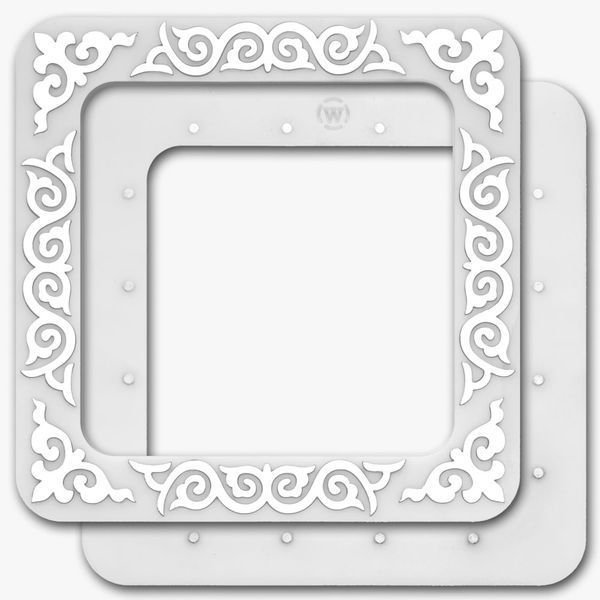 Magnetic Embroidery Frame (14 &times; 14 cm inner size) FLMP-038