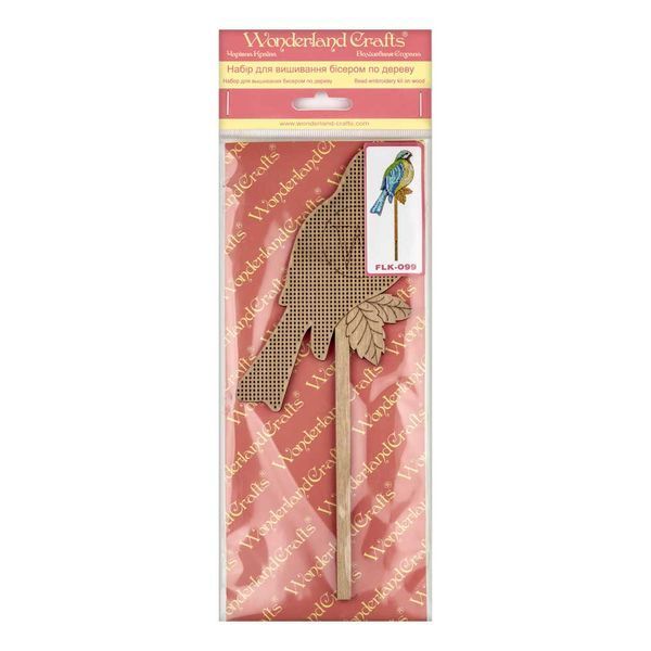 Wooden Bead Embroidery Kit &ndash; &ldquo;Bird Topper&rdquo; FLK-099