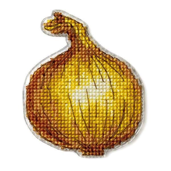 Plastic Cross-Stitch Kit &ndash; "Onion" (Double-Sided) FLX-064