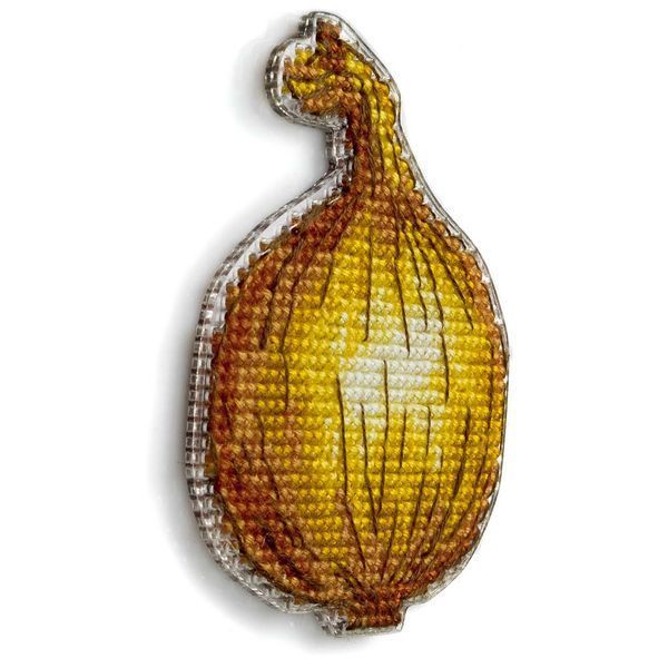 Plastic Cross-Stitch Kit &ndash; "Onion" (Double-Sided) FLX-064