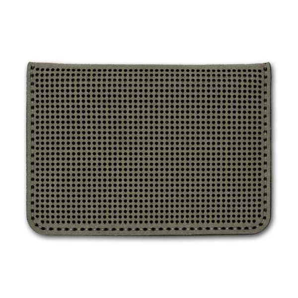 Faux Leather Embroidery Blank &ndash; &ldquo;ID Card Cover&rdquo; FLBE(BB)-035 Khaki