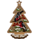 Wooden Bead Embroidery Kit &ndash; &ldquo;Christmas Tree With Bullfinches&rdquo; (Double-Sided) FLK-300 FLK-300 photo 4