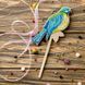 Wooden Bead Embroidery Kit &ndash; &ldquo;Bird Topper&rdquo; FLK-099 FLK-099 photo 1