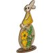 Wooden Bead Embroidery Kit &ndash; &ldquo;Bunny Girl On Egg&rdquo; FLK-431 FLK-431 photo 4