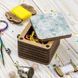Thread Catcher Square &ndash; &ldquo;Sea Ornaments&rdquo; FLZB(N)-109 FLZB(N)-109 photo 1