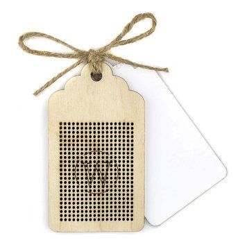 Wooden Embroidery Blank – “Tag” FLBE(K)-035