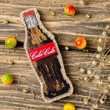 Wooden Bead Embroidery Kit &ndash; &ldquo;Cola Bottle&rdquo; FLK-364