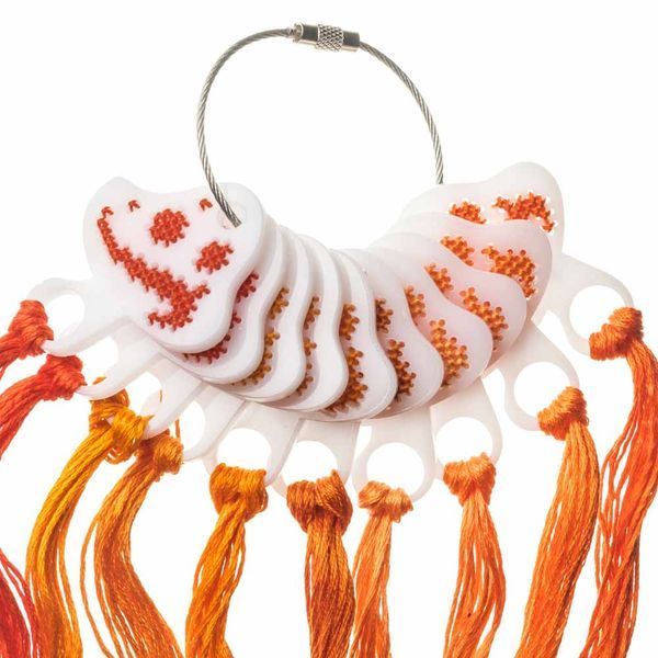 Thread Organizer &ndash; Fiber Swatch Drops &ldquo;Mushroom&rdquo; FLZ(S)-112 (10 pcs)