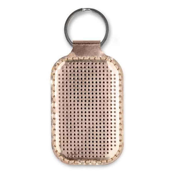 Faux Leather Embroidery Blank &ndash; &ldquo;Keychain&rdquo; FLBE(BB)-066 Rose Gold