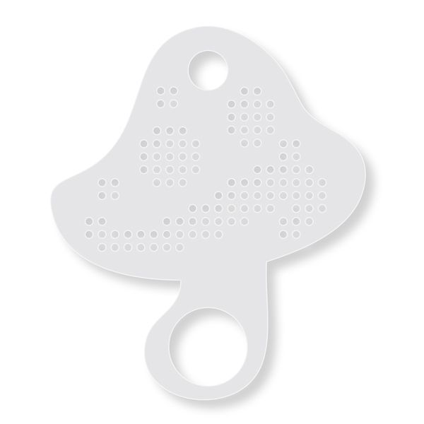 Thread Organizer &ndash; Fiber Swatch Drops &ldquo;Mushroom&rdquo; FLZ(S)-112 (10 pcs)
