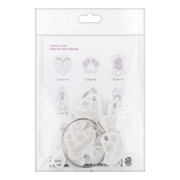 Thread Organizer &ndash; Fiber Swatch Drops &ldquo;Mushroom&rdquo; FLZ(S)-112 (10 pcs)