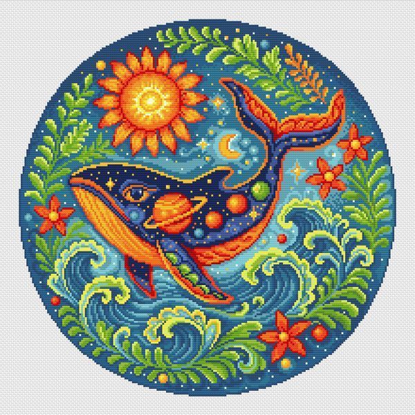 Cross-Stitch Pattern &ndash; "Petrykivka Fantasy" WLP-052