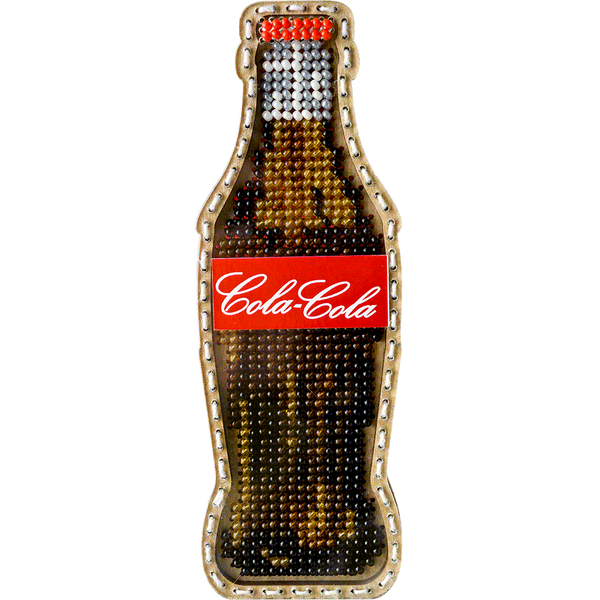 Wooden Bead Embroidery Kit &ndash; &ldquo;Cola Bottle&rdquo; FLK-364