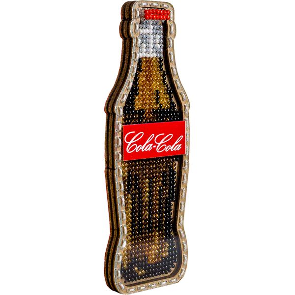 Wooden Bead Embroidery Kit &ndash; &ldquo;Cola Bottle&rdquo; FLK-364