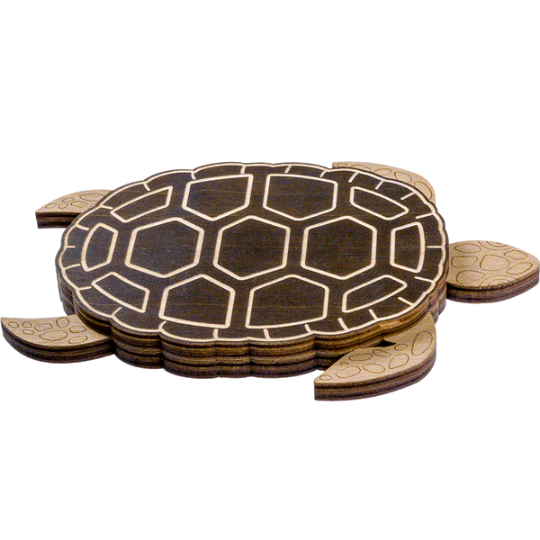 Wooden-Lid Bead Organizer &ndash; &ldquo;Turtle&rdquo; FLZB-118