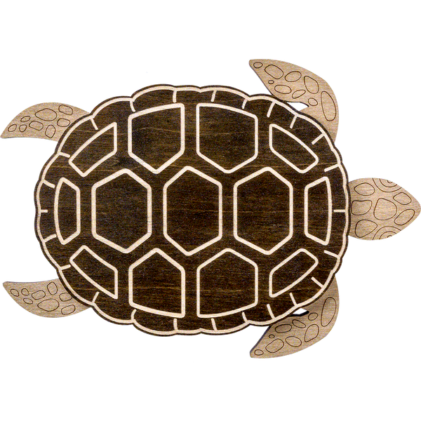 Wooden-Lid Bead Organizer &ndash; &ldquo;Turtle&rdquo; FLZB-118