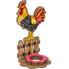Wooden Bead Embroidery Kit &ndash; &ldquo;Easter Egg Stand &ndash; Easter Rooster&rdquo; FLK-333 FLK-333 photo 3
