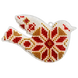 Bead Embroidery Kit (Plastic Base) &ndash; &ldquo;Christmas Ornament &ndash; Bird&rdquo; FLPL-020 FLPL-020 photo 2