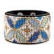 Faux Leather Bead Embroidery Kit &ndash; &ldquo;Bracelet&rdquo; (4 &times; 22 cm) FLBB-100 Black FLBB-100 photo 3