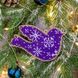 Wooden Bead Embroidery Kit &ndash; &ldquo;Christmas Ornament &ndash; Bird&rdquo; FLK-132 FLK-132 photo 1