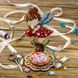 Wooden Bead Embroidery Kit &ndash; &ldquo;Pincushion &ndash; Girl In Red&rdquo; FLK-283 FLK-283 photo 1