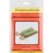 Wooden Bead Embroidery Kit &ndash; &ldquo;Sled Ornament &ndash; Pink and Green Pattern&rdquo; FLK-464 FLK-464 photo 5